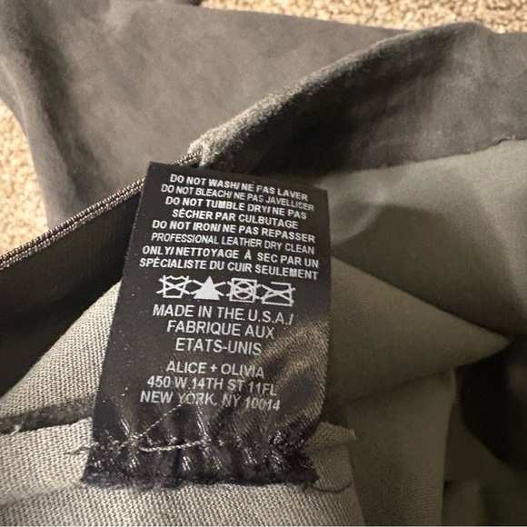 Alice + Olivia Women’s size 8 Classic Charcoal Dress Pants - Picture 10 of 13